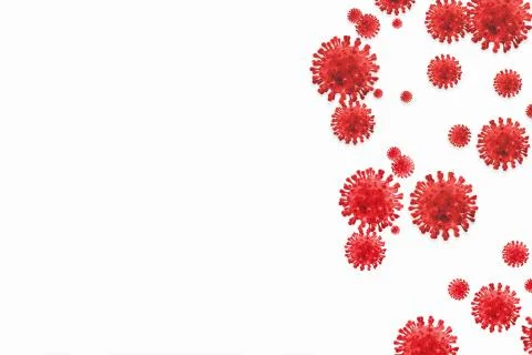 Virus background illustration Stock Illustration