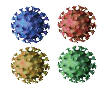 Virus bacteria cells background Stock Illustration