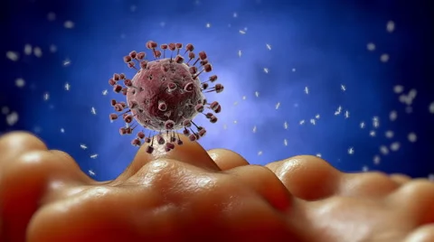 Virus, bacteria destruction. Realistic 3d render Stock Footage 57093986