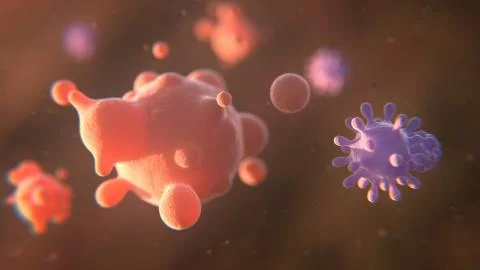 Virus Bacteria Illustrazione stock