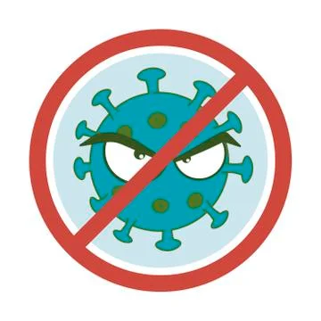 Virus Cartoon Stock Illustration