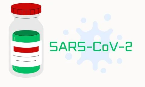 The virus causing COVID-19 vector illustration Stock Illustration