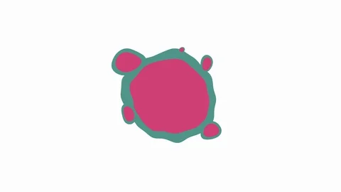 Virus cell loop pink and blue Stock Footage 129205021