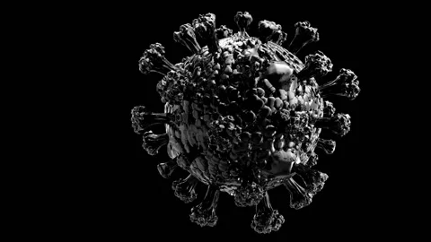 Virus Cells, CoronaVirus Cells Looping 3D Animation Stock Footage 126321068