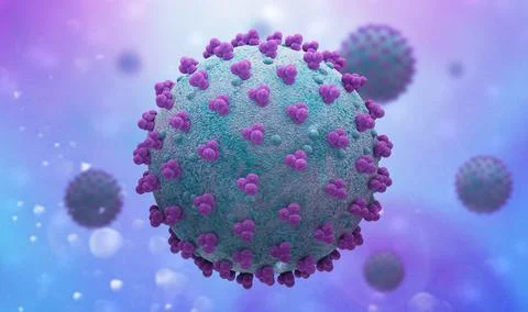 Virus cells Stock Illustration