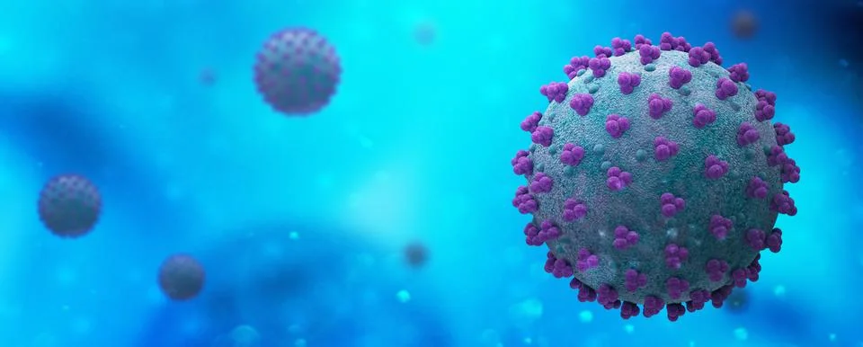Virus cells Stock Illustration