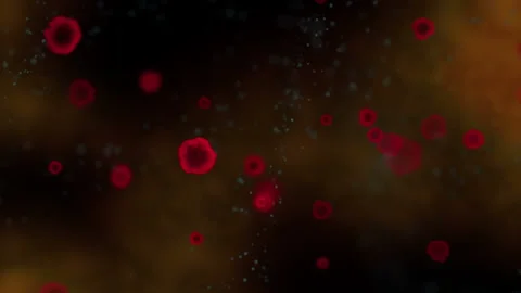 Virus cells inside body Vidéo 95326066
