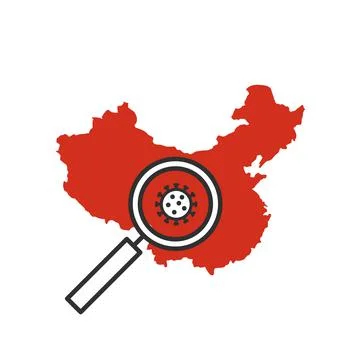 Virus in China. Vector illustration Stock Illustration