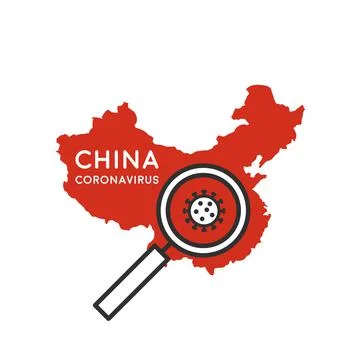 Virus in China. Vector illustration Stock Illustration