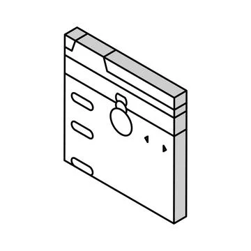 Virus coding development isometric icon vector illustration Illustrazione stock