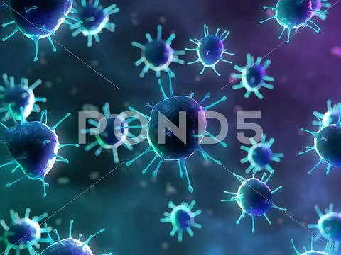 Virus, conceptual image Stock Illustration