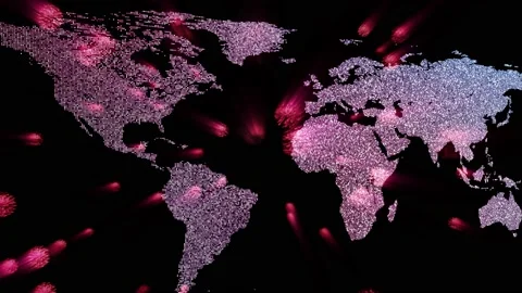 Virus Corona attack on earth planet 스톡 동영상 228735903