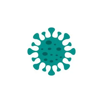 Virus corona logo vector design Stock Illustration