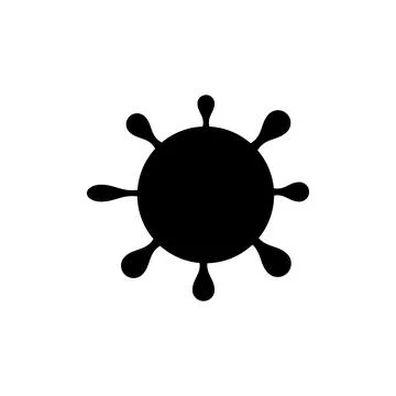 Virus corona logo vector design Stock Illustration