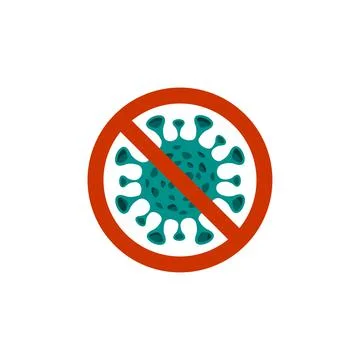 Virus corona logo vector design Stock Illustration
