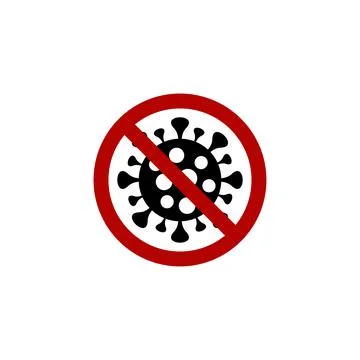 Virus corona logo vector design Stock Illustration