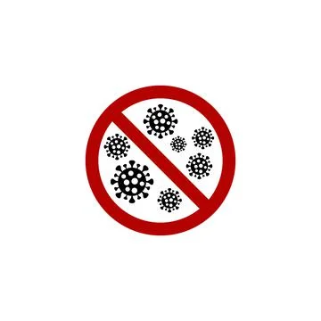 Virus corona logo vector design Stock Illustration