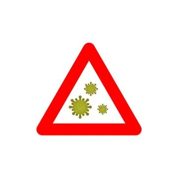 Virus corona vector illustration icon template design Stock Illustration