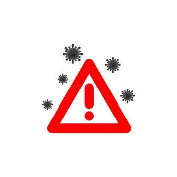 Virus corona vector illustration icon template design Stock Illustration