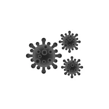 Virus corona vector illustration icon template design 스톡 일러스트