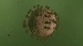 Virus coronavirus microscopic covid 19 cell ncov infection corona macro 4k or 4k+ Resolution