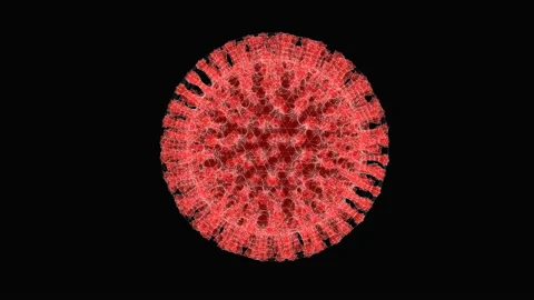 Virus COVID-19. abstract plexus. Science and medical concept. Stock Footage 130100934