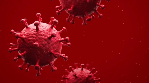 Virus covid-19 animation background with spacing for text information Stock Footage 237206409