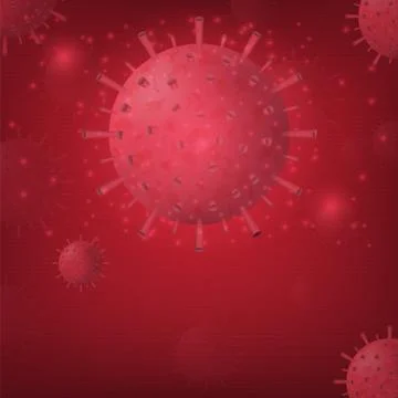 Virus COVID-19 background Stock Illustration