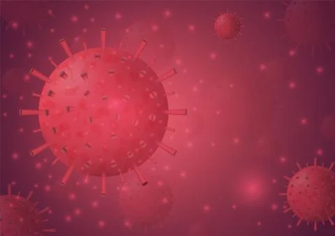 Virus COVID-19 background Stock Illustration
