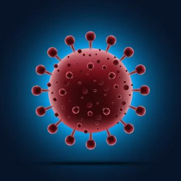 Virus COVID-19 background Stock Illustration