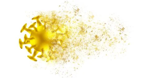 Virus destruction Stock Illustration