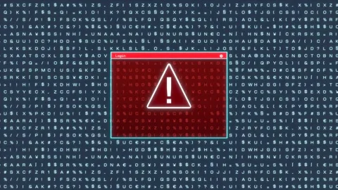 Virus detected, system warning. Stock-Footage 314946859