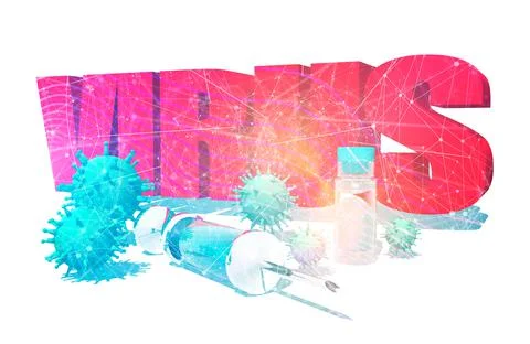Virus disease concept Stock Illustration