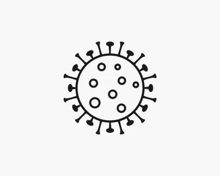 Virus, disease, flu icon. Vector illustration, flat design. Stock Illustration
