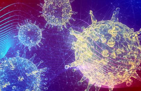 Virus diseases concept Stock Illustration