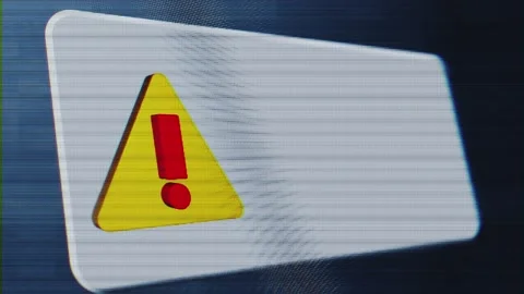 Virus found Vulnerabilities found text on screen, Login and password weak Stock Footage 183418535