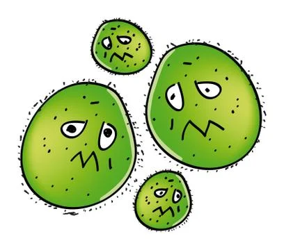 Virus germs Stock Illustration