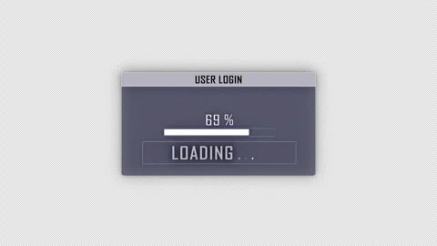 VIRUS Glitch Text Animation and User Login Interface 库存影片 336254114