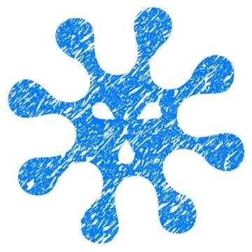 Virus Grunge Icon Stock Illustration