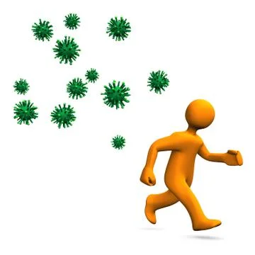 Virus hazard Stock Illustration