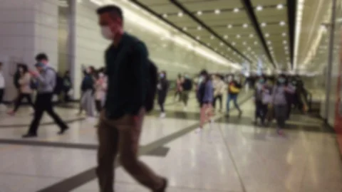 Virus in hong kong Stock Footage 125840062