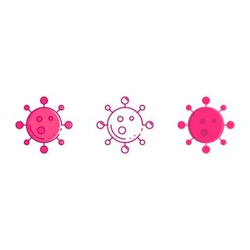 Virus icon Stock Illustration