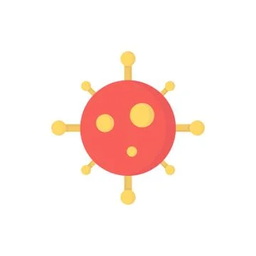 Virus icon. vector illustration Stock Illustration
