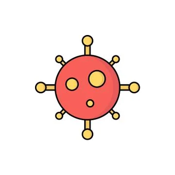 Virus icon. vector illustration Stock Illustration