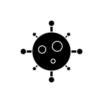 Virus icon. vector illustration Stock Illustration