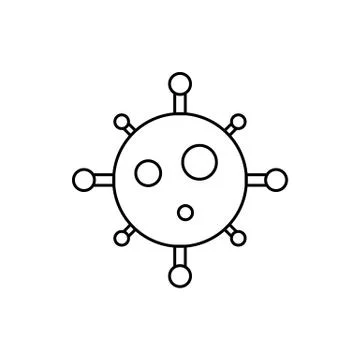Virus icon. vector illustration Stock Illustration