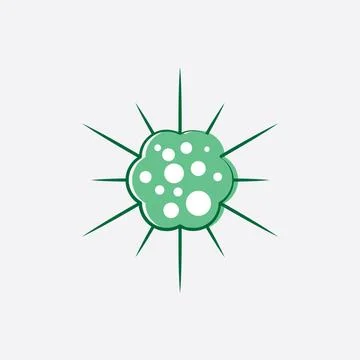 Virus icon vector symbol design element Stock-Illustration