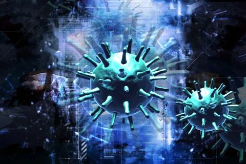 Virus. Stock Illustration