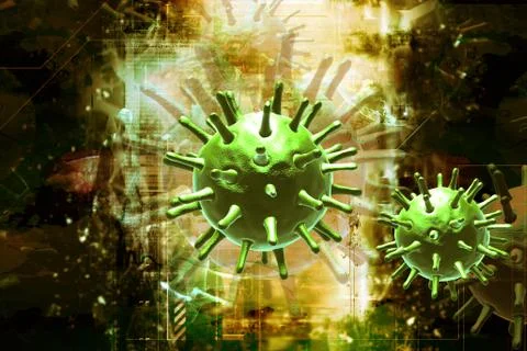 Virus. Stock Illustration
