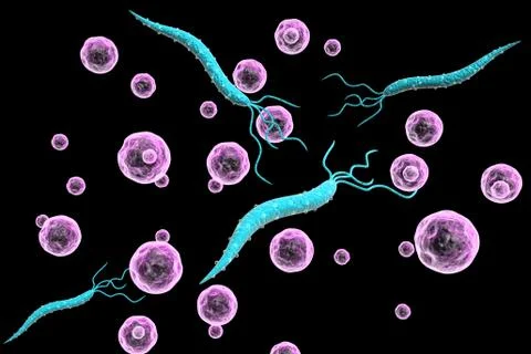 Virus illustration Stock Illustration